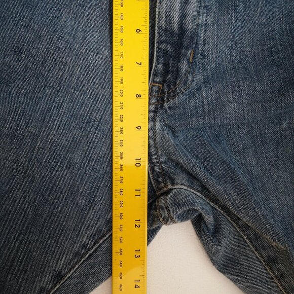 Eddie Bauer Men's Medium Wash Size 36/34 Straight Fit Blue Jeans - Picture 15 of 16